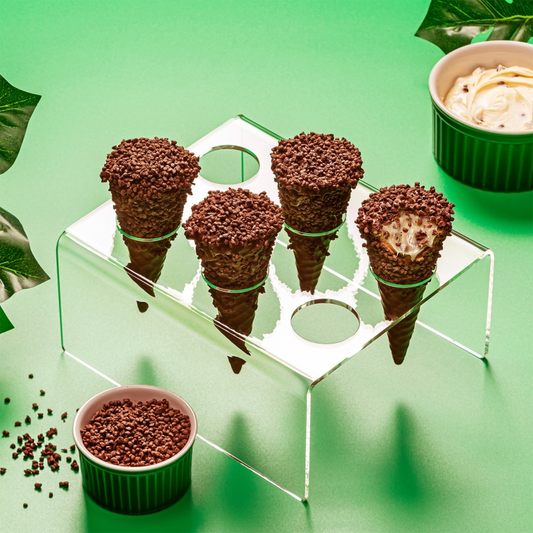 Receita de Cone Cookies Brigadeiro - Docepedia