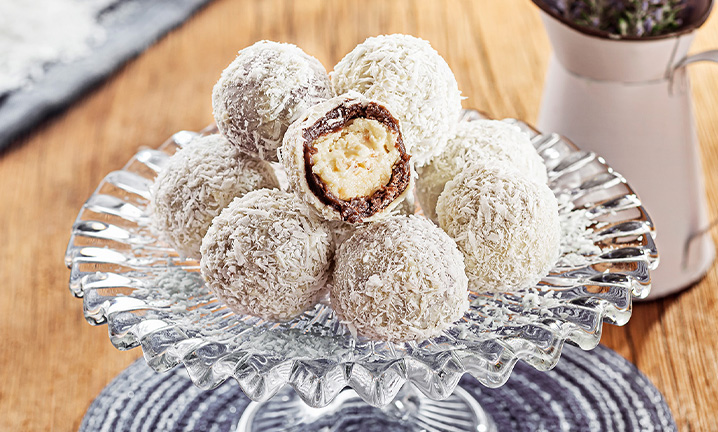 brigadeiro recheado com cocco bianco