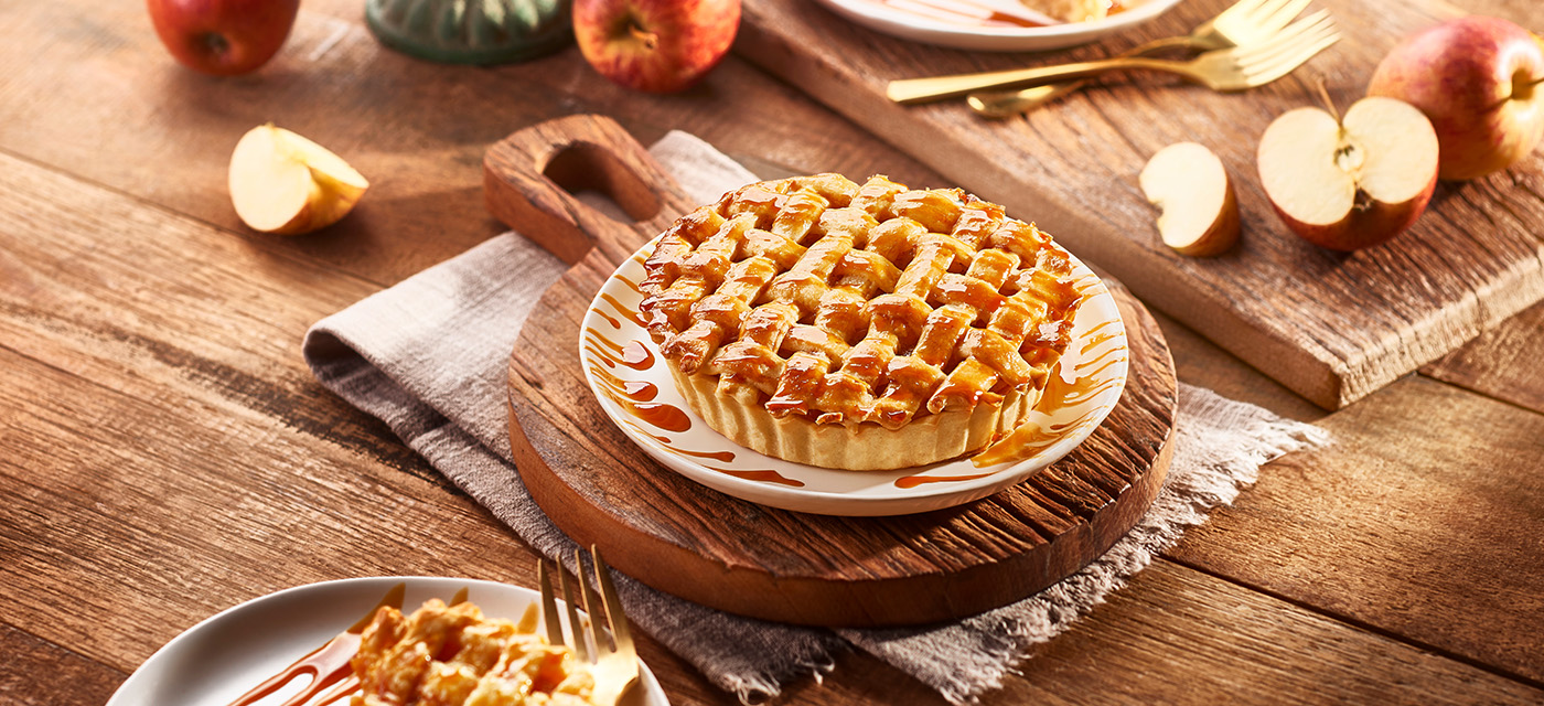 Receita de Mini torta de maçã: preparo delicado e saboroso - Docepedia, image size:1400x640